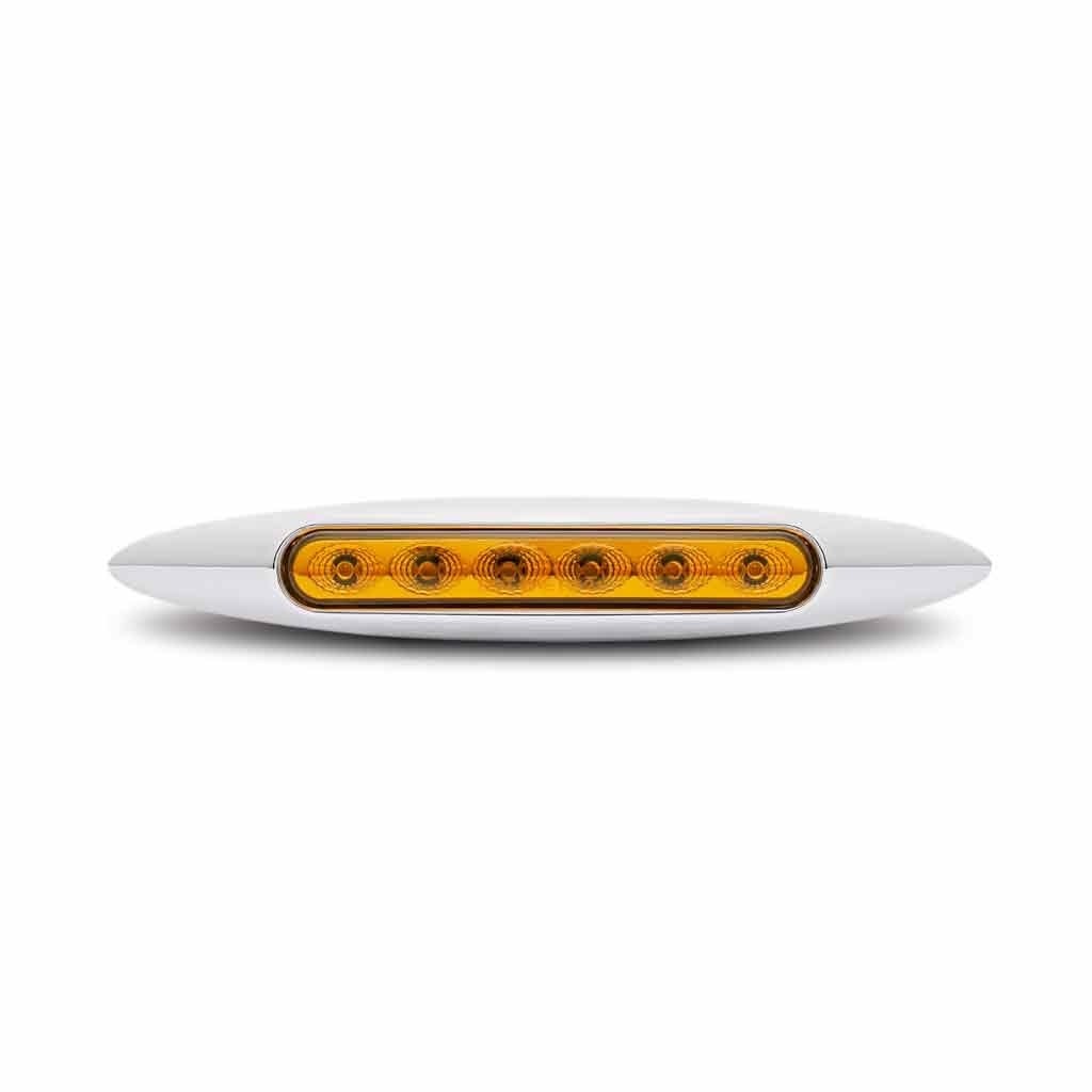 LED SUPER SKINNY MARKER LT 6" W/ DIODES AMBER