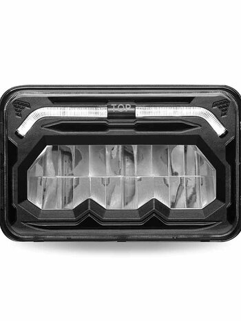 HEADLIGHT LED - RECT LOW BEAM 4X6 ECO DOT APPROVED