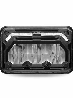 *** Discontinued *** HEADLIGHT LED - RECT HIGH BEAM 4X6 ECO DOT APPROVED