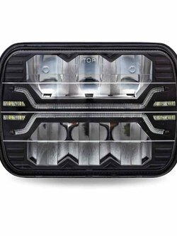 HEADLIGHT LED - RECT HIGH/ LOW BEAM 5X7 ECO DOT APPROVED