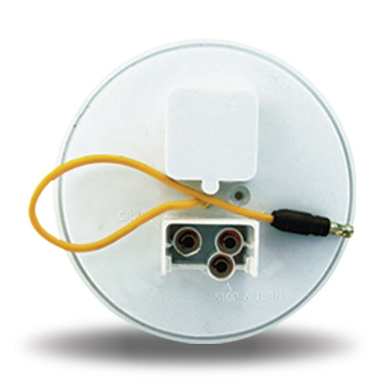 LED 4'' RED STOP, TURN,TAIL & AMBER STROBE DUAL REVOLUTION