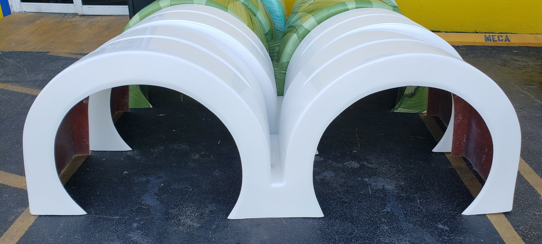 FULL FENDER M/M MM DOUBLE HUMP FIBERGLASS SET NEW MODEL DESIGN