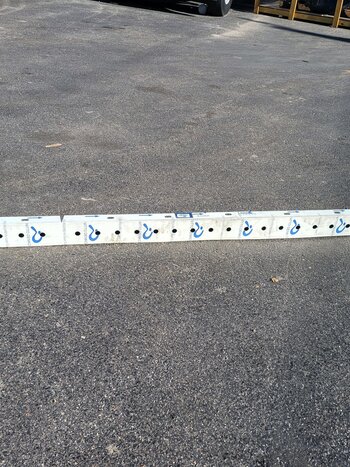 VALLEY CHROME BUMPER AIR DAM FLD S/S WITH 25 - 3/4'' HOLES