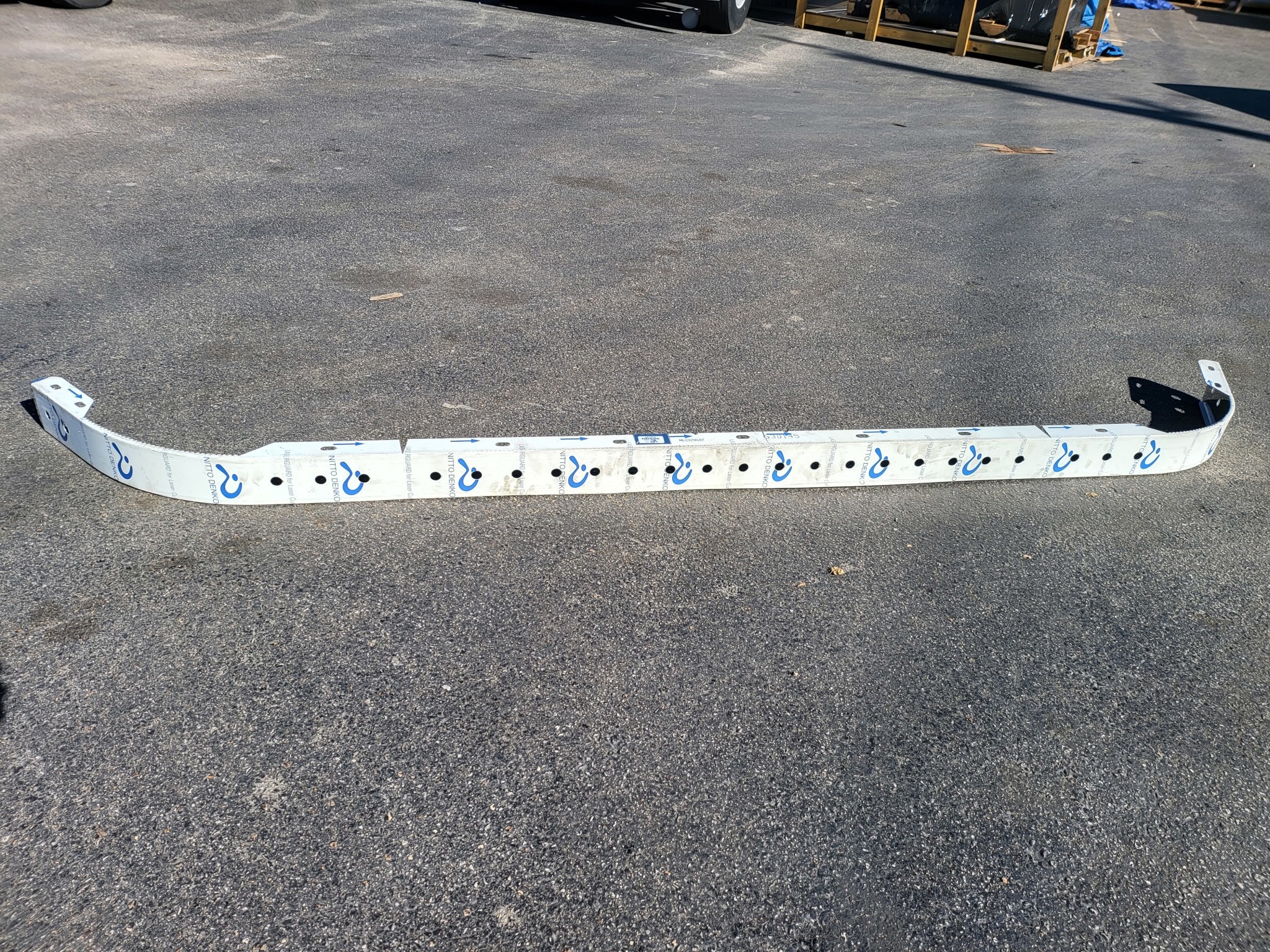 VALLEY CHROME BUMPER AIR DAM FLD S/S WITH 25 - 3/4'' HOLES