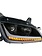 (CBOX) "BLACKOUT" PROJECTION HEADLIGHT WITH LED POSITION LIGHT & LED TURN SIGNAL FOR 2011+ PETERBILT 579/587 - PASSENGER