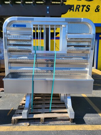 HEADER RACK 70" DIAMOND 2 CHAIN RKS 1 TRAY, WINDOW