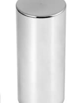CR. PLASTIC CYLINDER PUSH-ON NUT COVER 33MM X 5"H