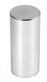 CR. PLASTIC CYLINDER PUSH-ON NUT COVER 33MM X 5"H