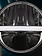 LED HEADLIGHT BEAM 7" ROUND CHROME w/ HORIZONTAL CENTER LINE HIGH/LOW