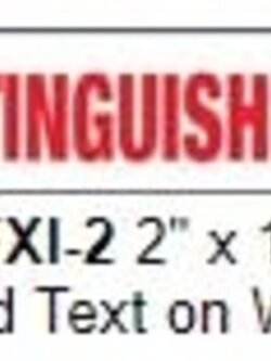 STICKER "FIRE EXTINGUISHER INSIDE"