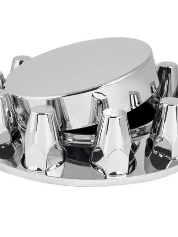 CR. ABS FRONT AXLE COVER FLAT W/SCREW-ON 33MM NUT COVER