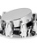 CR. ABS FRONT AXLE COVER FLAT W/SCREW-ON 33MM NUT COVER