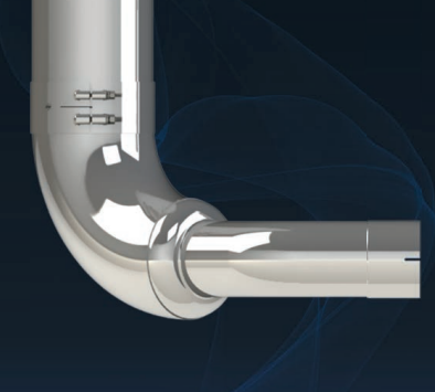 DYNAFLEX ELBOW COMBO 6''-5'' KW W900L STUDIO CAB LEFT - OVER FRAME