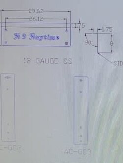VALLEY CHROME Customer "A9 Anytime" BUMPER MOUNTED GRILL GUARD FOR MACK TRUCKS S/S