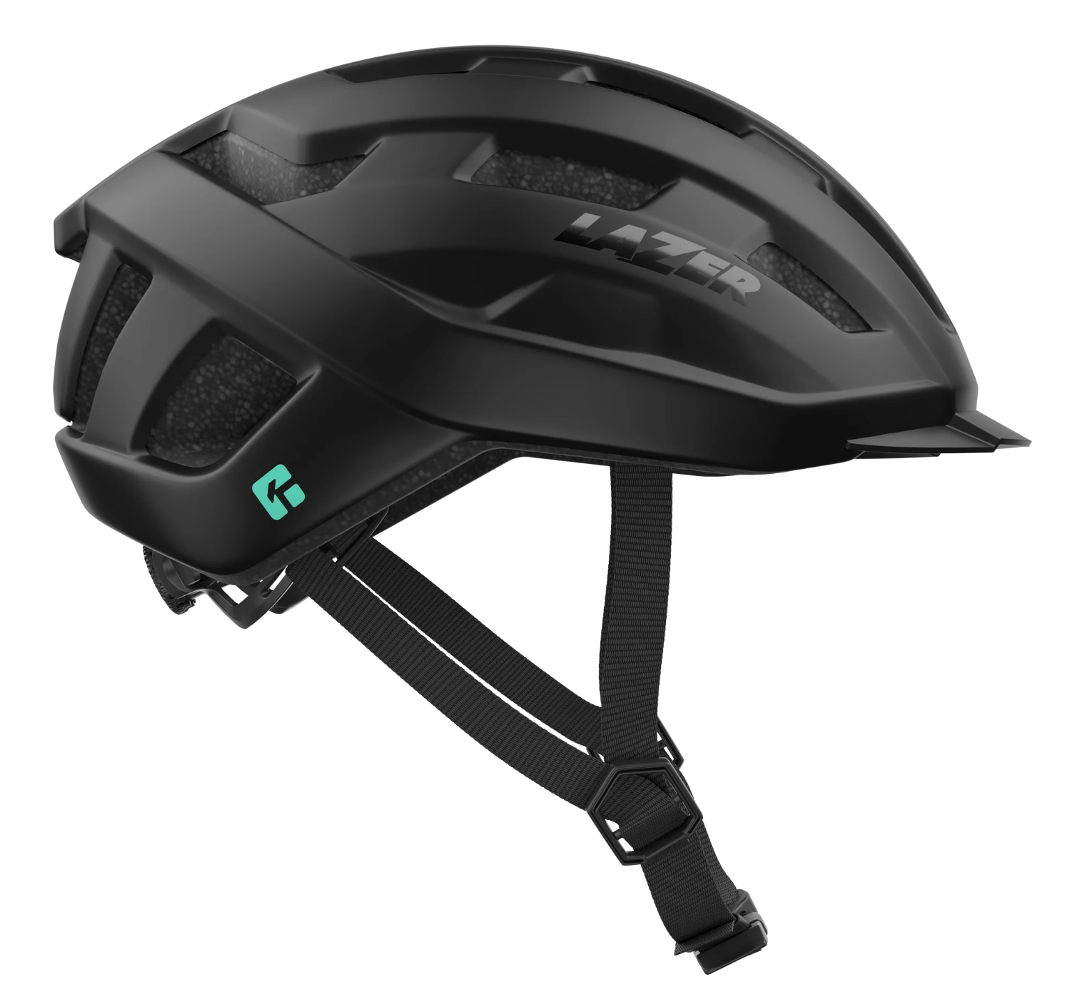 BIKE BLACK HELMET - LAZER CODAX KINETICORE MATTE BLACK COLOR HELMET EBC1004
