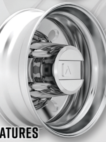 LYKOS REAR WHEEL KIT AXLE COVER 10 LUG CHROME