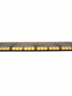 STROBE LIGHT BAR 49" HIGH POWER 12V-24V 26 FLASH PATTERNS SAE J845