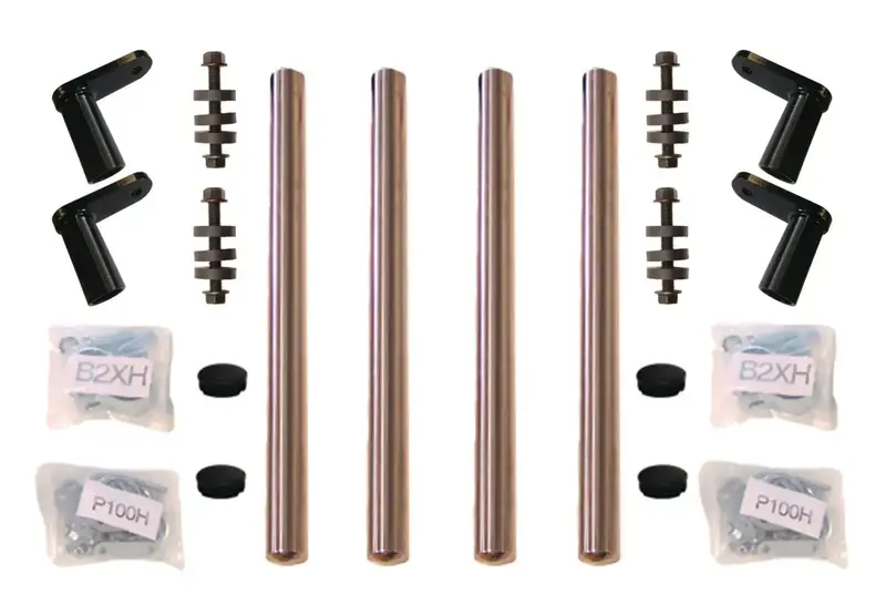 FENDER BRACKET 1 AXLE STAINLESS BOLT ON KIT