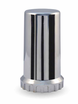 NUT COVER 33MM THREADED 4" CYLINDER W/ FLANGE