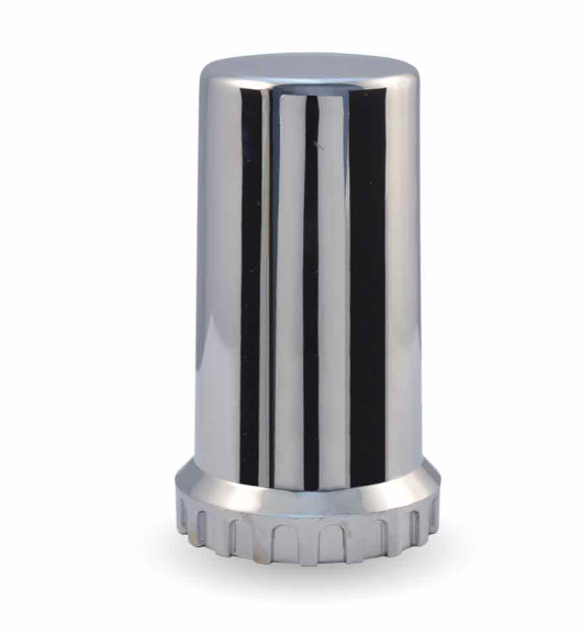 NUT COVER 33MM THREADED 4" CYLINDER W/ FLANGE