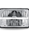 HEADLIGHT LED - RECT HI BEAM 4X6 w/ GLOW POSITION ACCENT 2200 LUMENS