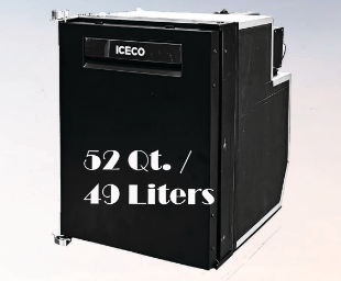 FRIDGE TRUCK SERIES 49 LITERS 52QT.  W 15" x H 20.65" x D 19.5" (1Year Manufacturer Warranty)