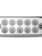 LED LIGHT OVAL DUAL AMBER & AMBER STROBE 12 DIODES