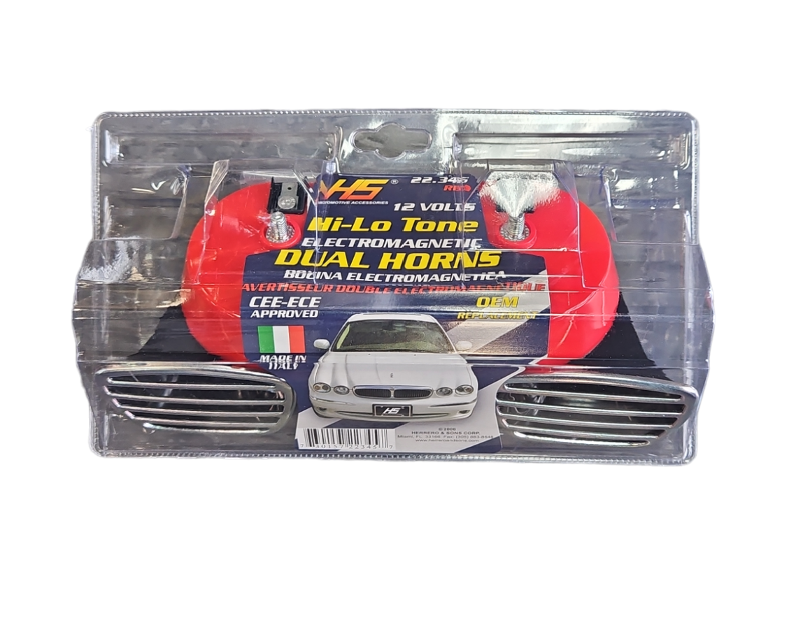 CITY HORN ELECTRICAL DUAL FOR CARS - RED