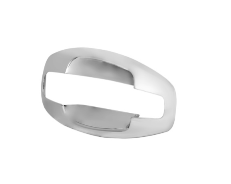 (CARD) CHROME EXTERIOR DOOR HANDLE COVER FOR 2013+ KENWORTH T680 & T880 TRUCKS - PASSENGER