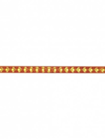 (BULK) 19 AMBER LED 12" P/T/C REFLECTOR LIGHT BAR - AMBER LENS