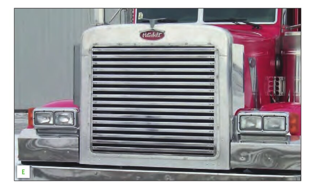 GRILL BARS HORIZONTAL PB SHORT HOOD