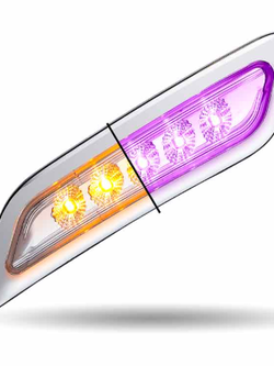 PASSENGER DOOR LED LIGHT PB 579/ 567/ 587 DUAL REVOLUTION AMBER PURPLE