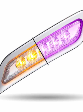 PASSENGER DOOR LED LIGHT PB 579/ 567/ 587 DUAL REVOLUTION AMBER PURPLE