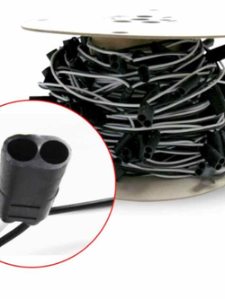 WIRE HARNESS W/ GEN LGT PLUG 6" SPACING (168/ROLL)