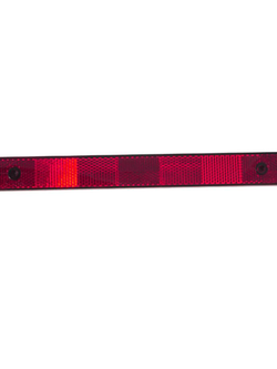 12"X1.12" RED CONSPICUITY REAR OF SLEEPER REFLECTOR PLASTIC STRIP