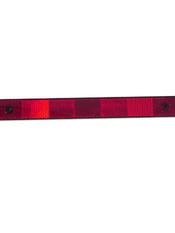 12"X1.12" RED CONSPICUITY REAR OF SLEEPER REFLECTOR PLASTIC STRIP