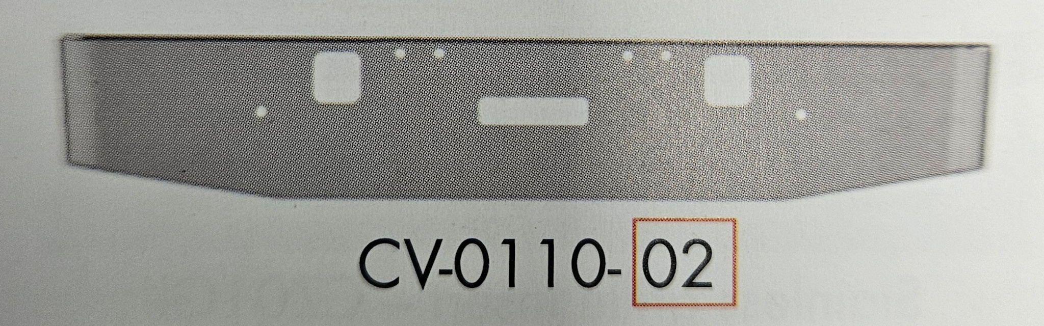 VALLEY CHROME BUMPER FL CLASSIC 16'' 2002-2007 TAPER ROLLED END, STEP, TOW
