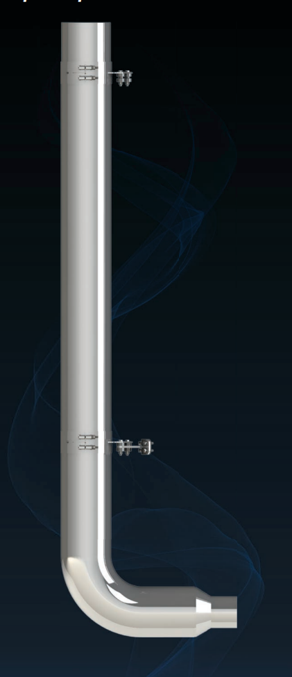 STACK Z KIT OF 2 - 7" | PB | 379 YEAR 2003-2006 | 87-03 | 55in SPOOLS | 2 ABAC | ROD PICKET CHROME KIT, PB 389 GLIDER