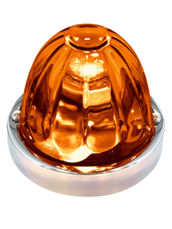 Watermelon Large Glass Marker Light - Light Amber