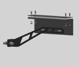 FENDER BRACKET REAR SET ADJUSTABLE 1 BOLT - PAIR