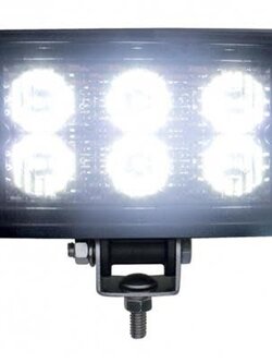 UNITED PACIFIC 6 High Power 1 Watt LED Rectangular Working Light (Retail)