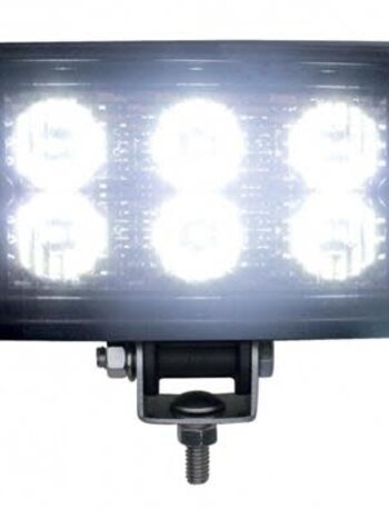UNITED PACIFIC 6 High Power 1 Watt LED Rectangular Working Light (Retail)
