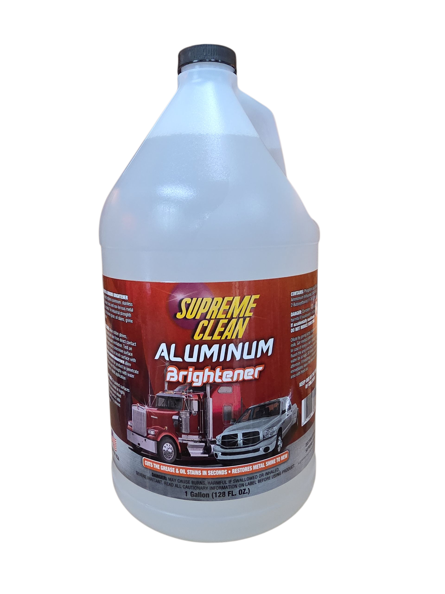 ALUMINUM ALL ACID BRIGHTENER 1 GALLON CONCENTRATE RED LABEL