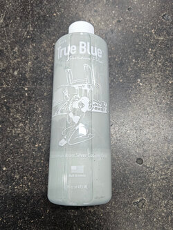 TRUE BLUE GRAY - ALUMINUM POLISH 16OZ EA (600 GRIT SANDPAPER)