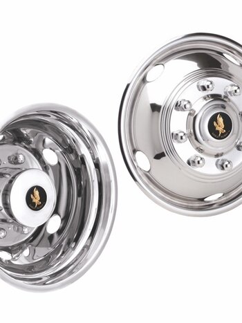 WHEEL COVER SIMULATOR FORD & HINO 19.5" 8LUG 4HOLE SET4