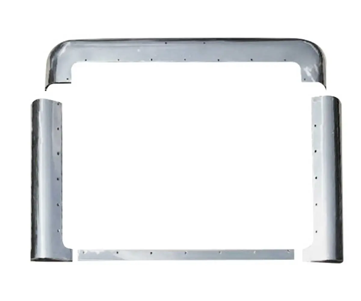 GRILL SURROUND TRIM STAINLESS STEEL S/S PB 377B and 385 SHORT HOOD