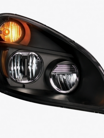 "BLACKOUT" LED HEADLIGHT FOR 2008-2017 FL CASCADIA - PASSENGER