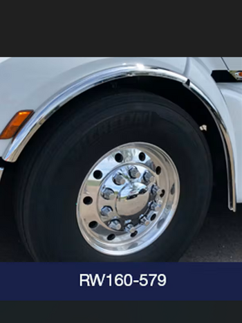 FENDERETTE TRIM PB 579  4 PIECE SET - RWC BRAND MADE IN USA