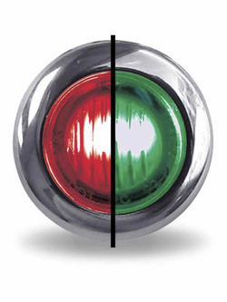 MINI LED DOTS DUAL REVOLUTION RED/GRN .75" DIA