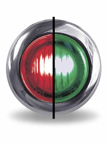 MINI LED DOTS DUAL REVOLUTION RED/GRN .75" DIA